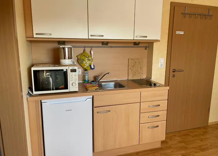 Single-appartement Am Nordwald, アパート